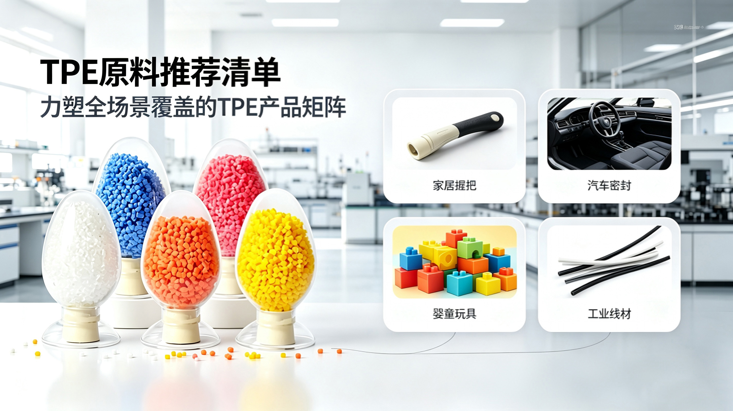 TPE原料推荐清单:面向不同行业的精准选型对照表